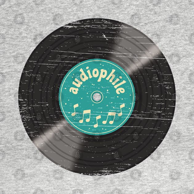 Audiophile (Music Lover) Vinyl Record by ElectricFangs